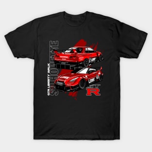 GT-R R35 Silhouette Liberty Walk T-Shirt